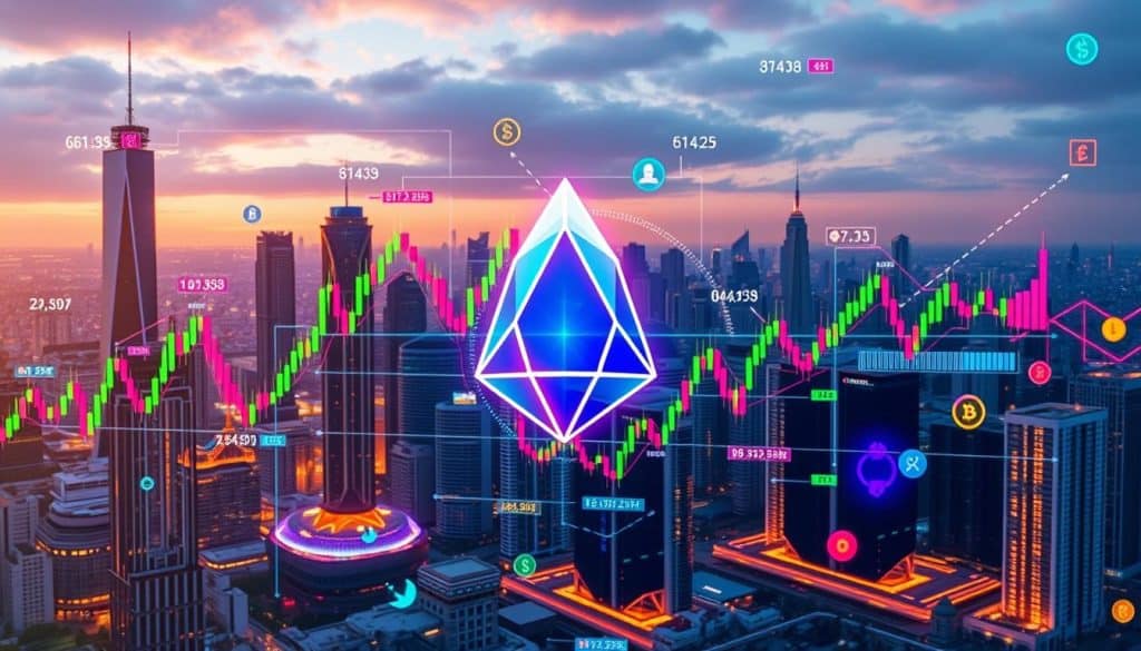 market sentiment analysis related to EOS pricing